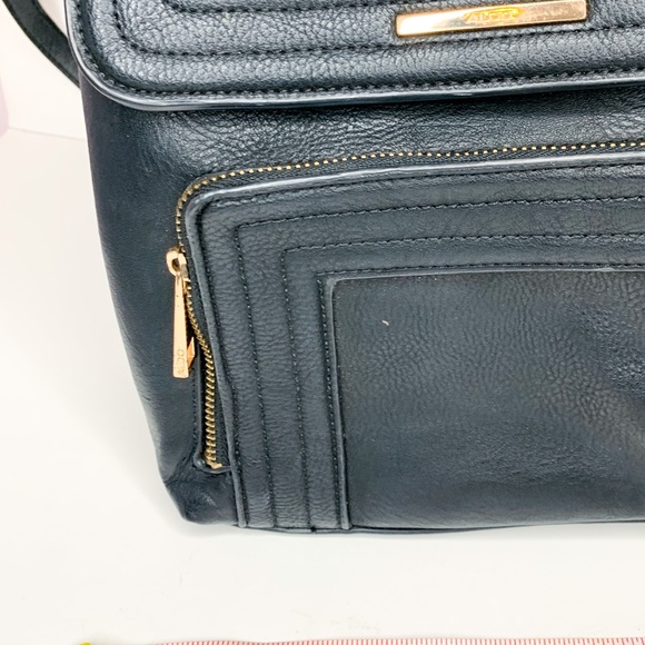 ALDO Black Faux Leather Backpack - Picture 3 of 8